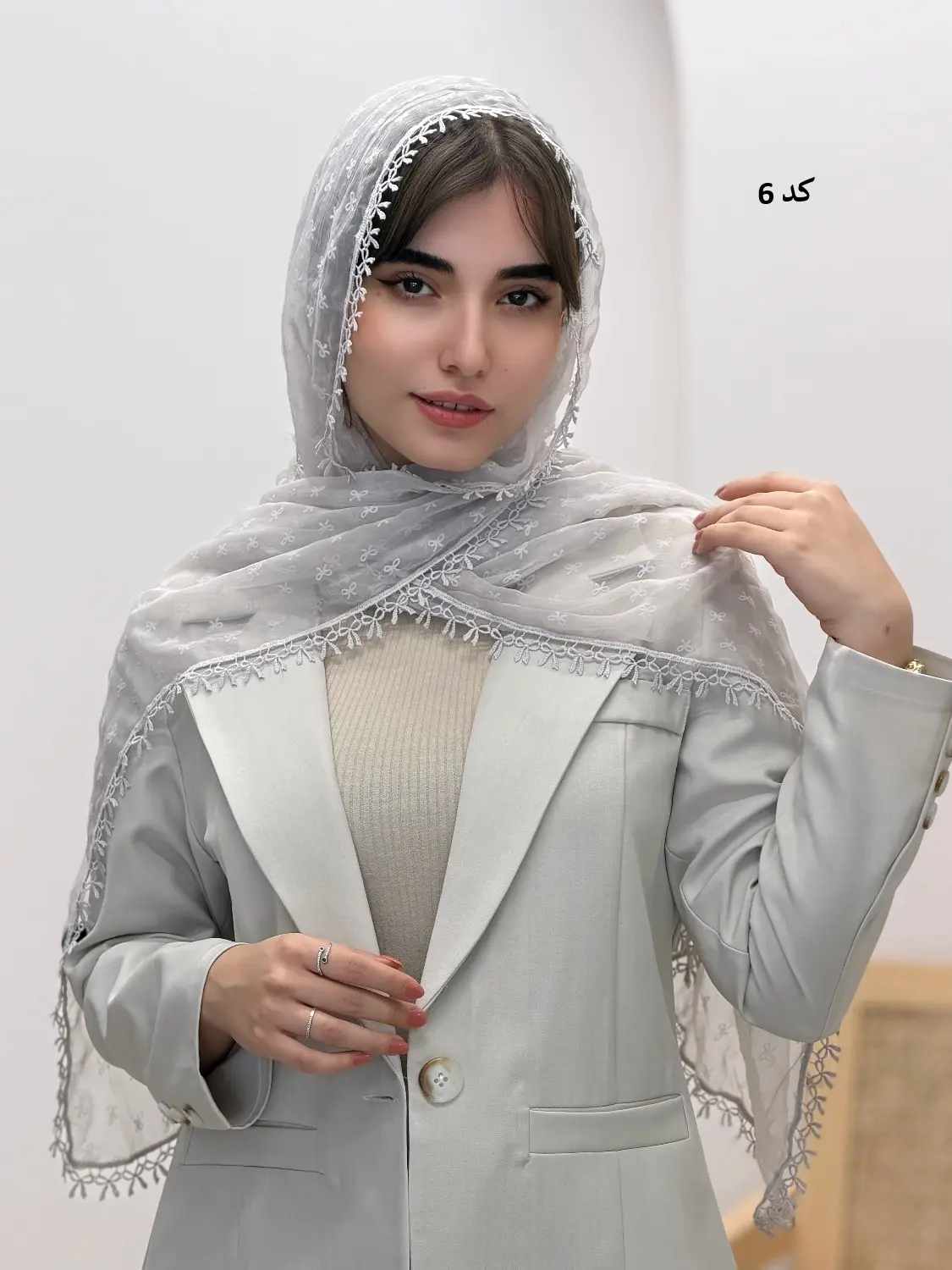 4537-شال وارداتی پاپیون